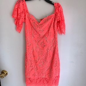 Boutique off the shoulder dress